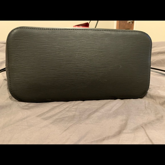 Louis Vuitton Neverfull MM Black Leather Tote - Picture 14 of 16